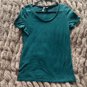 H&M Teal Short Sleeve Women's Tee
